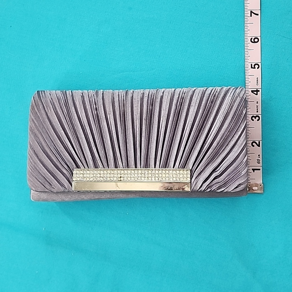 Silver Rhinestone Clutch - Picture 9 of 10